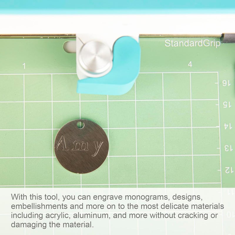 OVAN Engraving Tool for Cricut Joy/Joy Xtra Cutting Machine, Premium Carbide Steel Engraving Tip for Cricut Engraving Designs on Soft Metals, Leather, Acrylic, Plastic, and More - Image 3
